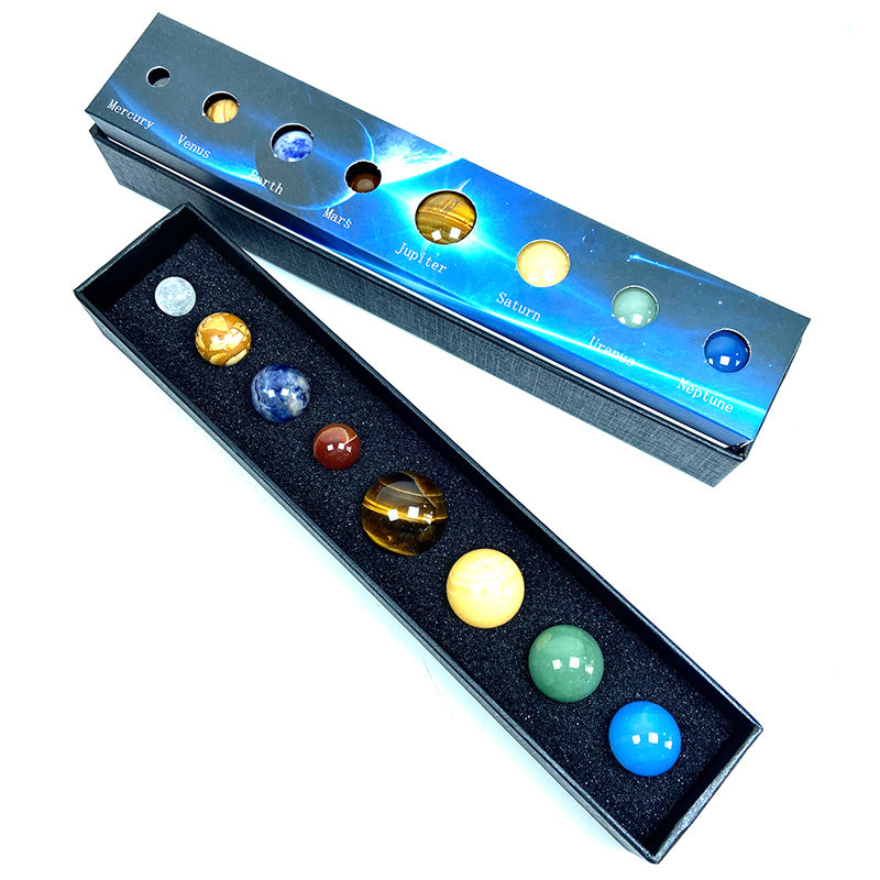 The Eight Planets Mini Crystal Sphere
