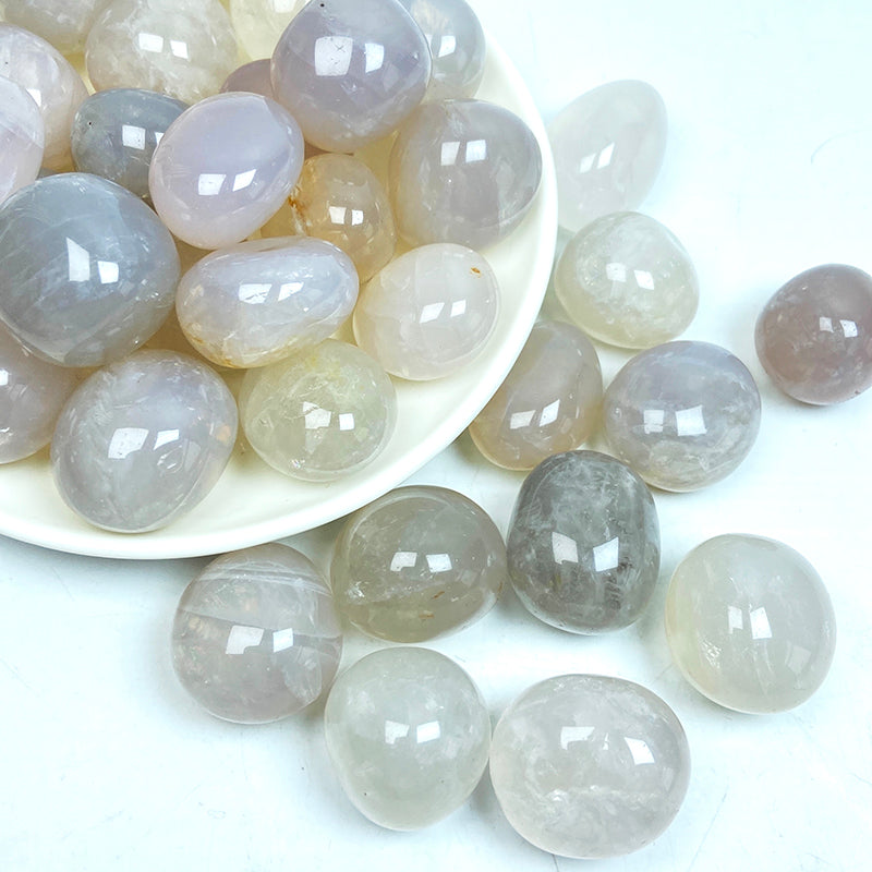 Natural Blue Rose Quartz Tumble