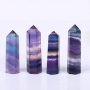 Small Size Rainbow Fluorite Tower/Point